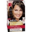 Coloração Creme Preto Clássico 2.0 Imédia Excellence LOréal Paris Cobertura 100 Fios Brancos Kit