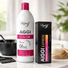 COLORAÇÃO GLOSS Aggi Express Kit Bisnaga 60g e OX 6 Vol 1,9 900ml
