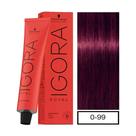 Coloração Igora Royal 0-99 Tom de Mistura Violeta 60g