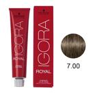 Coloração Igora Royal 7-00 Louro Médio Natural Extra 60g