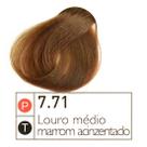 Coloração Instantly Collor Louro Médio Marrom Acinzentado 7.71- Alpha Line
