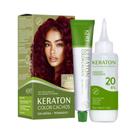 Coloração Keraton Color Cachos 6.62 Louro Escuro Vermelho Irisado Intenso