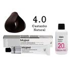 Coloração Majirel 4.0 Castanho Natural + Emulsão Oxi 20 Vol. 75ml L'Oréal