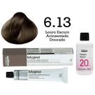 Coloração Majirel 6.13 Louro Escuro Acinzentado Dourado + Emulsão Oxi 20 Vol. 75ml L'Oréal Coloração Majirel 6.13 Louro Escuro Acinzentado Dourado + Emulsão Oxi 20 Vol. 75ml L'Oréal
