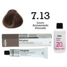 Coloração Majirel 7.13 Louro Acinzentado Dourado + Emulsão Oxi 20 Vol. 75ml L'Oréal Coloração Majirel 7.13 Louro Acinzentado Dourado + Emulsão Oxi 20 Vol. 75ml L'Oréal
