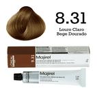 Coloração Majirel 8.31 Louro Claro Bege Dourado L'Oréal