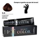 Coloração Permanente Select Color Nº5.0 Castanho Claro Prohall 50g Coloração Permanente Select Color Nº5.0 Castanho Claro Prohall 50g