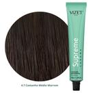 Coloração Supreme Chroma 4.7 Castanho Médio Marrom 50gr Vizet