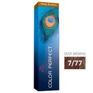 Coloração Wella Color Perfect 7/77 Louro Médio Marrom Intenso