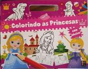 Colorindo - as princesas com adesivos - PE DA LETRA