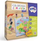 Colorindo com areia animais toyster