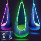 Columpio de Cápsula para Niños LFSMVT con Luces LED Azul (1 Unidad)