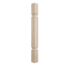 Coluna de gabinete Ekena Millwork Kent Rubberwood 3,75x3,75x90cm