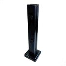 Coluna Torre Guarda Corpo Inox 2 Furo 400mm Preto 2Uni
