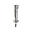 Coluna Torre Pinça Inox Com Pino Tubo Chumbador 30cm Guarda Corpo Sacada Vidro Coluna Torre Pinça Inox Com Pino Tubo Chumbador 30cm Guarda Corpo Sacada Vidro