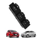 Comando Vidro Elétrico Hyundai HB20 2012 2013 14 15 16 17 18 2019 Interrputor Completo Auto Down