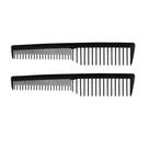 Comb Amelia Beauty Products Plastic Wide Tooth 18 cm, pacote com 2 Comb Amelia Beauty Products Plastic Wide Tooth 18 cm, pacote com 2