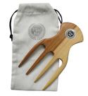 Comb Plai Na Natural Wood Big Wide Tooth Afro Pick 2c-3a Hair