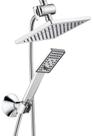 Combinação de cabeça de chuveiro BRIGHT SHOWERS Rain com cromo portátil