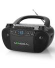 Combinação de leitores de CD e cassetes Boombox MONODEAL com Bluetooth