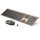 Combinação de teclado e mouse com Soplor recarregável de 2,4 GHz