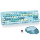 Combinação de teclado e mouse GTSP Typewriter Wireless Light Blue