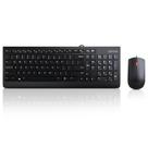 Combinação de teclado e mouse Lenovo 300 USB de tamanho completo com fio
