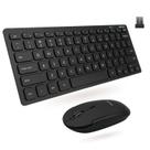 Combinação de teclado e mouse Macally para PC 2.4G sem fio Combinação de teclado e mouse Macally para PC 2.4G sem fio