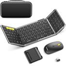 Combinação de teclado e mouse Samsers Bluetooth dobrável