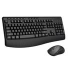 Combinação de teclado e mouse sem fio E-YOOSO em tamanho real preta Combinação de teclado e mouse sem fio E-YOOSO em tamanho real preta
