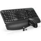 Combinação de teclado e mouse sem fio SABLUTE Ergonomic