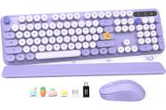 Combinação de teclado e mouse sem fio SABLUTE Retro Typewriter