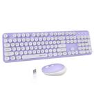 Combinação de teclado e mouse sem fio UBOTIE Typewriter Design