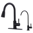 Combinação de torneira de cozinha e filtro de água WOWOW Matte Black