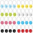 Combination Lock Moxweyeni, 3 dígitos, impermeável, pacote com 32 Combination Lock Moxweyeni, 3 dígitos, impermeável, pacote com 32