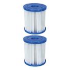 Combo 02 Cartuchos Bestway PEQUENOS Modelo I 58093 Serve para Bomba Filtro Bestway 1249 LH 58511 58145 58381
