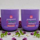 Combo 02 Máscara Capilar 3 Minutos Milagre Paquera 500g Hidratação Profunda, Brilho Intenso e Recuperação Rápida