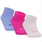 Combo 03 Pares de Meia Colors Para Bebê: Lilás, Rosa e Pink 06 a 12 meses Combo 03 Pares de Meia Colors Para Bebê: Lilás, Rosa e Pink 06 a 12 meses
