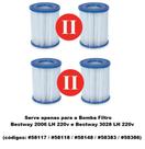 Combo 04 cartuchos Bestway MÉDIOS Modelo II 58094 (2x2)