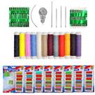 Combo 10 Kits Costura com 39 peças Agulhas e Linhas Atacado