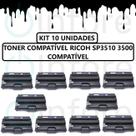 Combo 10 Toner Sp3500 3500 5 Un Compatível C/ Ricoh SP3500 SP3510 SP3400 SP3500 SP3510SF SP3500SF