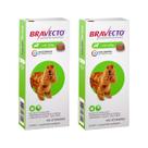 Combo 2 Antipulgas e Carrapatos MSD Bravecto para Cães de 10 a 20 Kg - 500 mg