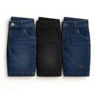 Combo 2 Bermudas Masculinas Brim Jeans Barato Atacado Oferta -