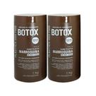 combo 2 Botox Plastica dos Fios Marroquina Alisamento e Redutor de Volume Capilar 1Kg