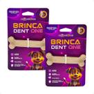 Combo 2 Brinquedo Osso Bamboo Brinca Dent One Sabor Bacon - I - Pequeno