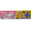 Combo 2 Brinquedos (Pega Vareta C/21 + Jogo Memória Animais + Jogo Memória Frutas + Jogo Mini Bingo)
