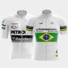 Combo 2 Camisas Premium de Ciclismo Masculinas Zíper Total 3 Bolsos Traseiros Proteção Uv Manga Curta