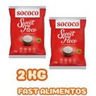 Combo 2 coco sweet flocos 1 kg sococo