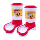 Combo 2 Comedouro Automático Alimenta Pet One - Vermelho Combo 2 Comedouro Automático Alimenta Pet One - Vermelho