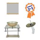 Combo 2 em 1 - Gabinete 45cm Polônia + Torneira Ibiza